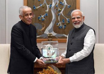 Delhi: Andhra Pradesh Governor Abdul Nazeer Calls on PM Narendra Modi