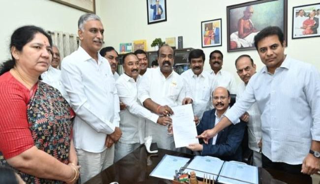 BRS Fields Banda Prakash for Legislative Council Dy Chairman Post