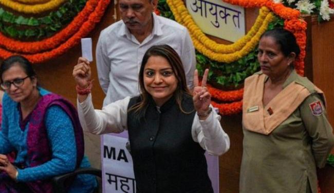 AAP’s Shelly Oberoi Declared Delhi Mayor