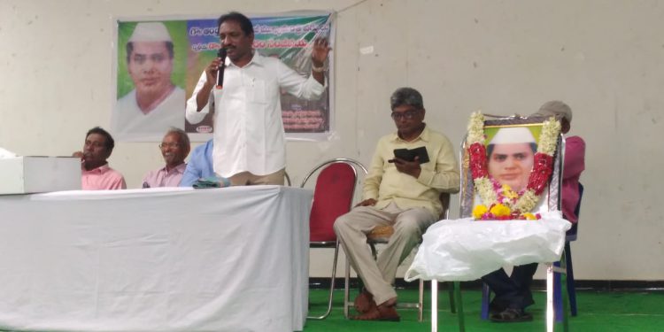 Damodara Sanjeevaiah left his mark in the Indian political system says Madiga Corporation Chairman Kommuri Kanaka Rao