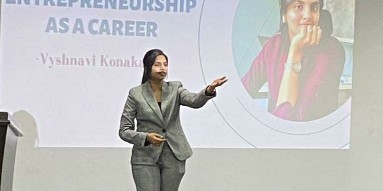 ENTREPRENURSHIP AS CARRER – Kumari Konakalla Vaishnavi