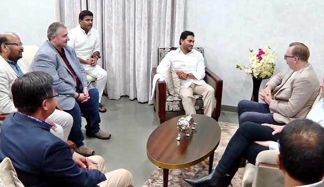 Australian MPs Trade Delegation Calls On Andhra CM Jagan Mohan Reddy