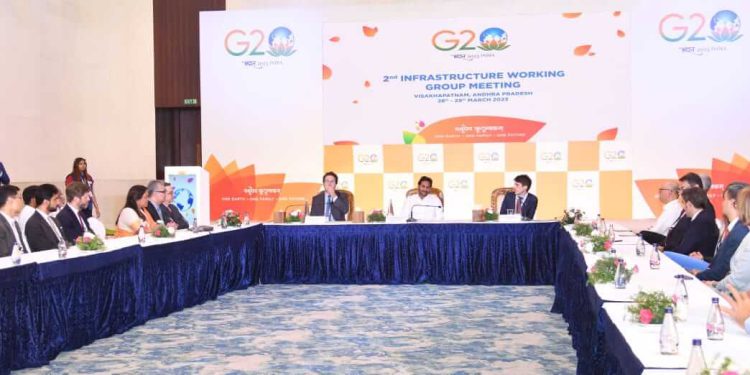 CM YS Jagan-Visuals second infrastructure working group of G-20