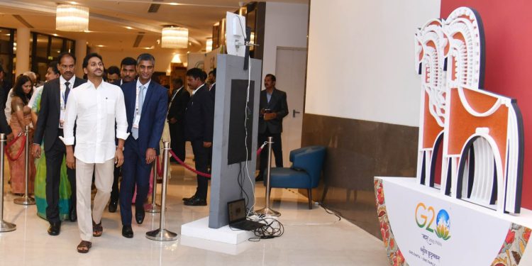 CM YS Jagan-Visuals second infrastructure working group of G-20