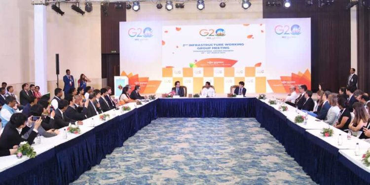 CM YS Jagan-Visuals second infrastructure working group of G-20