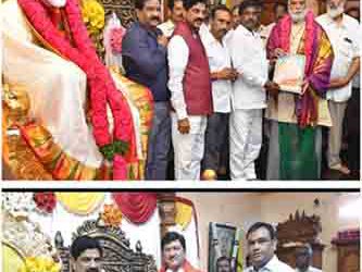 Famous Film personalities visited Bhagwan Shri Satya Shiridi Sai Baba Mandir of Pedavadlapudi