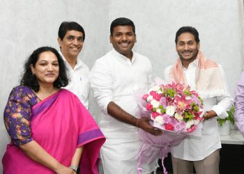 CM YS Jagan Congratulated Ministers,Officials