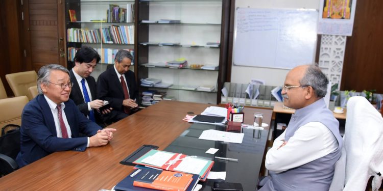 Consul General of Japan who met CS Dr. KS. Jawahar Reddy