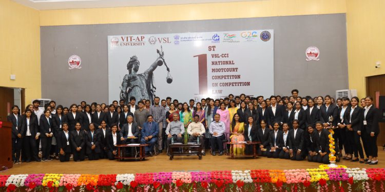 First National Moot Court Competition jointly organized by VIT-AP School of Law (VSL) and Competition Commission of India (CCI) at VIT – AP University