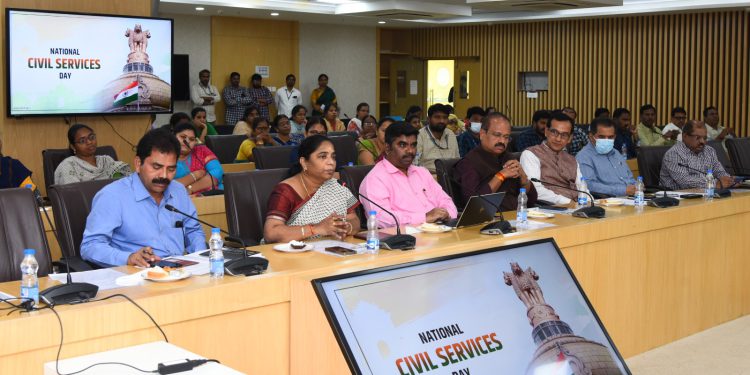 16th Civil Services Day Celebrations at State Secretariat