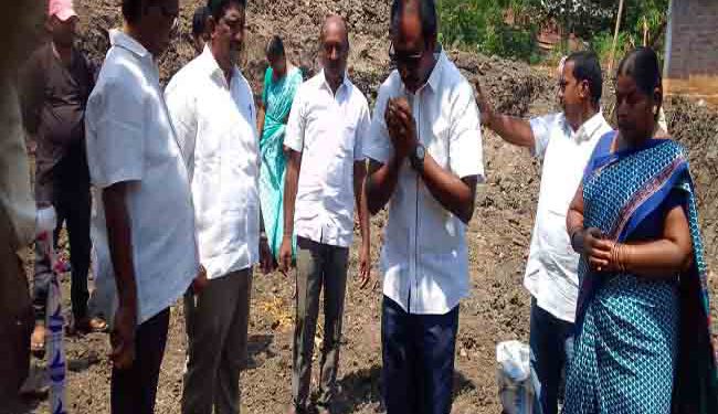 Bhumi Pooja for construction of new Anganwadi building…
