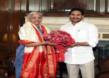Union Finance Minister Nirmala Sitharaman met Chief Minister Shri YS Jagan