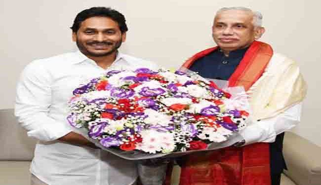 CM YS JANGN WITH GOV.ABDUL NAZIR