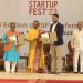 Leaders for India Organization Founder & CEO Mohnish Yerra at India Startup Fest 2023 with Sadguru Madhusudhan Sai and Organizer Choudhary