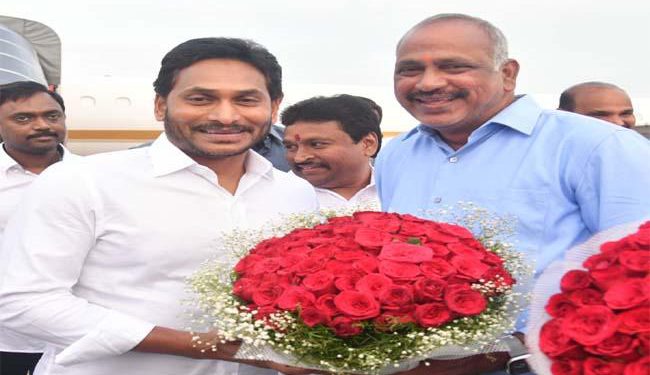 Chief Minister YS Jagan Mohan Reddy returned from his London tour.