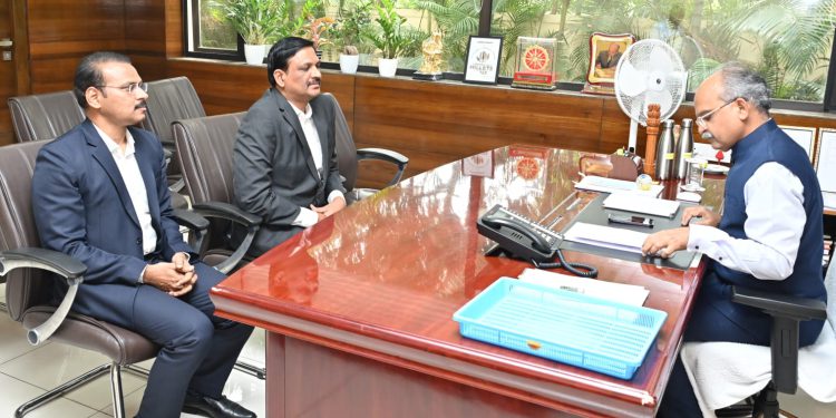 Two confirmed IASs met CS Jawahar Reddy as a courtesy