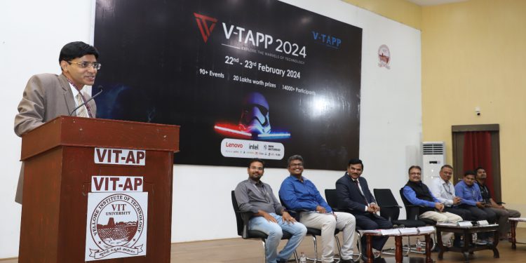 V-TAP IN VITAP-విఐటి – ఏపి విశ్వవిద్యాలయంలో రెండు రోజుల వి-టాప్ (V -TAPP 2024) టెక్ ఫెస్ట్ ప్రారంభం