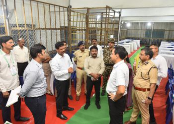 Armed arrangements for counting of votes amid tight security-ప‌టిష్ట భ‌ద్ర‌త మ‌ధ్య ఓట్ల లెక్కింపున‌కు ప‌క‌డ్బందీ ఏర్పాట్లు