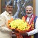 Hon Chief Minister of Andhra Pradesh Nara Chandrababu Naidu met theHonorable Prime Minister Narendra Modi