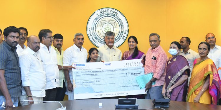 NRI DR. SURAPANENI AND DR. PRATIBHA DONATED Rs.1Cr for Basavatarakam Ind0-American Hospital