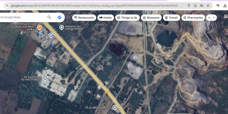 Commercial property of 36.5 acres, for out right sale – 25 kms from Vijayawada