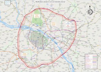 Capital Amaravati ORR-Outer Ring Road passing through these villages
