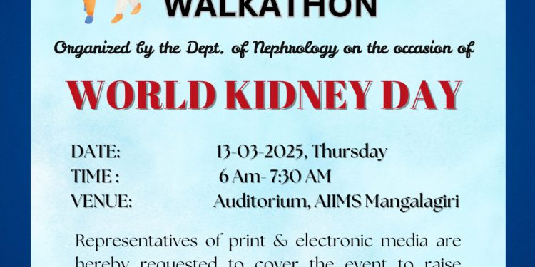 World Kidney Day – Raise awareness on kidney health and importance of preventive care.