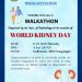 World Kidney Day – Raise awareness on kidney health and importance of preventive care.