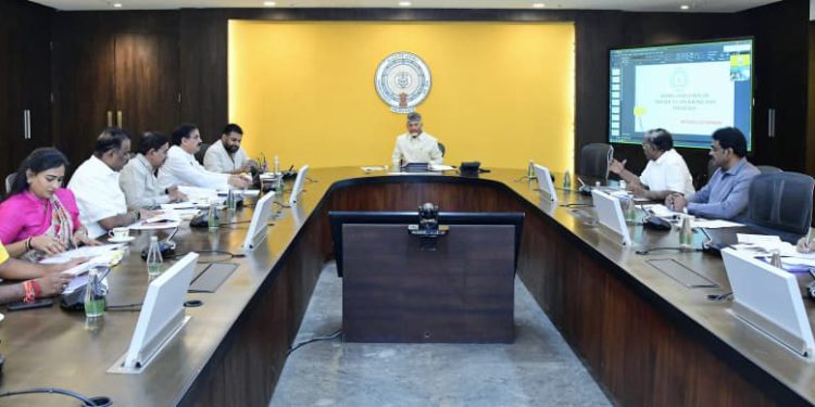 Reorg. of districts – AP CM riview with ministers
