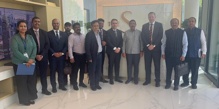 MAUD Minister Narayana touring Dubai