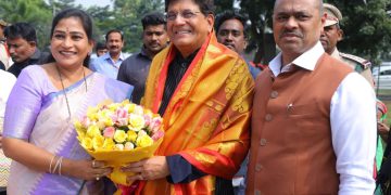 Union Minister of Commerce and Industries Sri Piyush Goyal garu visited Anakapalli district