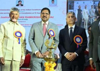 Our policy..Nation First CM Chandrababu Naidu at the conference on the 75th anniversary of the Constitution