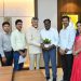 Chief Minister Chandrababu Naidu was met by Andhra Pradesh Secretariat Association president Ramakrishna