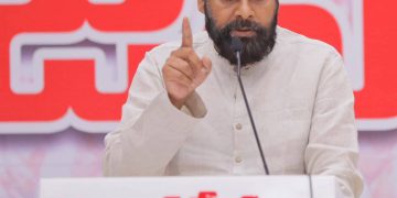 The YSRCP has committed a grave offense by making the Tirumala laddoo prasadam with chemicals.