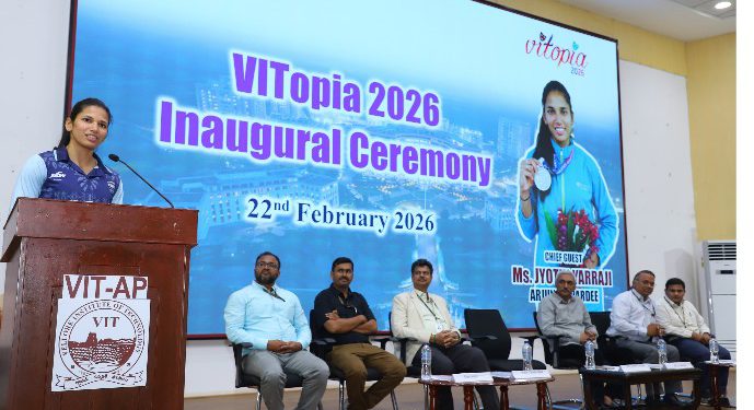 Vitopia 2026 Annual Sports Competition Prize Giving Ceremony at VIT-AP University