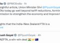 India–New Zealand FTA: A Historic Trade Milestone Led by Nari Shakti