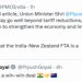 India–New Zealand FTA: A Historic Trade Milestone Led by Nari Shakti