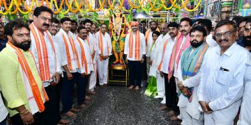Minister Lokesh visited Mopidevi Sri Subrahmanyeshwara Swamy Temple