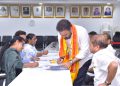 Sana Satish, Bhashyam Ramakrishna, and Chintakayala Vijay filed their nominations as Rajya Sabha MP candidates on behalf of the Telugu Desam Party