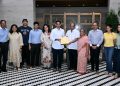 Minister Nara Lokesh meets prominent industrialists