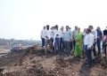Minister Narayana inspected the courses of the Kondaveeti Vagu and Palavagu streams, as well as the Penumaka Reservoir.