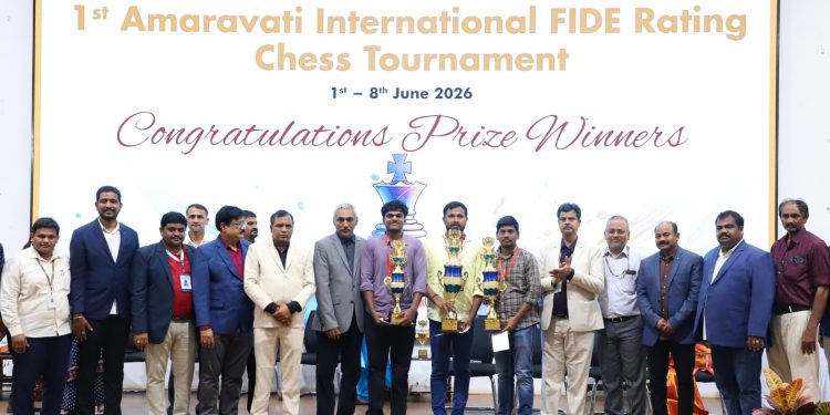 1st Amaravati FIDE Rating Chess Tournament Concludes Successfully at VIT-AP University, Attracting 943 Players from Across India and Beyond
