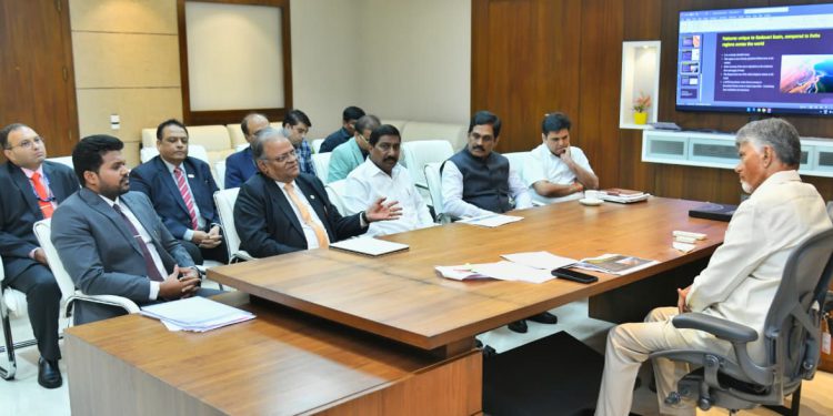 ONGC Chairman pays courtesy call on CM Chandrababu Naidu – Discussion between the two on ONGC’s activities in the state