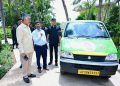 Chief Minister Chandrababu inspected the new ‘Mother and Child Express’ vehicles.