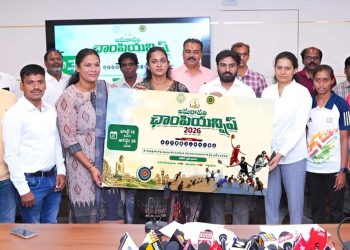 Amaravati Championship 2.0: జూలై 15 నుంచి అమరావతి ఛాంపియన్షిప్ 2.0 పోటీలు.. పోస్టర్ను ఆవిష్కరించిన శాప్ ఛైర్మన్,ఎండీ – NewsBytes Telugu
