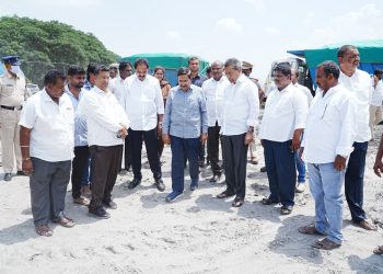 Minister Narayana’s tour within the Kondapalli Municipality limits