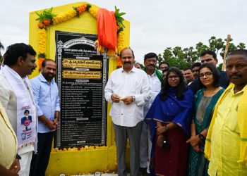 Foundation stone laying ceremony of Primary Health Center (PHC) at Chanubanda Gramnuthana with a cost of Rs 1.93 crore, inauguration of Village Health Clinic, inauguration of CC Road