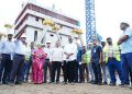 Ministers Narayana, Anagani Satya Prasad, and Savitha tour the capital