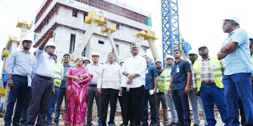 Ministers Narayana, Anagani Satya Prasad, and Savitha tour the capital