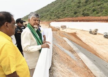 The Chief Minister announced that the Veligonda project is set to be inaugurated on the 31st of this month